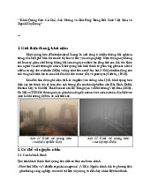 Khói quang hóa: Cơ chế, ảnh hưởng và giải pháp tại Việt Nam | Môn Môi trường và phát triển bền vững  - Đại học Xây Dựng Hà Nội