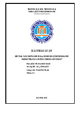 Kế Hoạch Khởi Nghiệp: Khẩu Trang Chống Nhòe Son Phấn | Bài thảo luận khởi sự kinh doanh