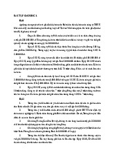 Bài tập Chương 1 môn Nguyên lý kế toán | Trường Đại học Thủy Lợi