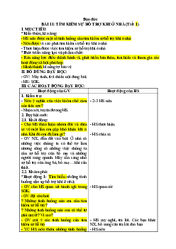 Giáo án Đạo đức 2 sách Kết nối tri thức với cuộc sống (Cả năm) | Tuần 11