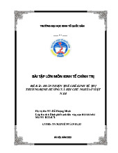 Kinh tế chính trị - Kinh tế Chính trị Mác-Lê Nin (KTCT01) | Đại học kinh tế quốc dân NEU