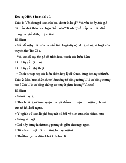 Soạn bài Viết văn bản nghị luận về một tác phẩm văn học hoặc một tác phẩm nghệ thuật | Ngữ văn 11 Chân trời sáng tạo
