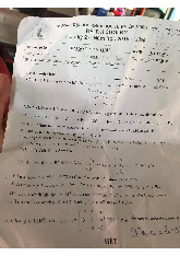 Đề thi cuối HKII học phần Đại số tuyến tính năm 2024 - 2025 | Trường Đại học Công nghệ Thông tin, Đại học Quốc gia Thành phố Hồ Chí Minh