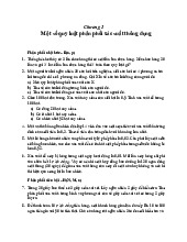 Bài tập Chương 3-Quy luật phân phối xác suất thông dụng| Môn Xác Xuất Thống Kê| Học Viện Ngân Hàng