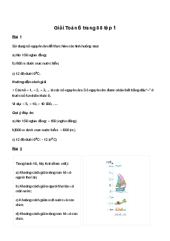 Giải Toán 6 Bài tập cuối chương II Cánh diều