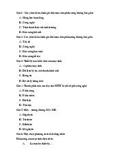 Câu hỏi và đáp án cho phần mềm và phần cứng Môn Hệ thống thông tin quản lý | Đại học Kinh Tế Quốc Dân