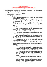 Ôn tập LSĐVN. Trường đại học Nguyễn Tất Thành