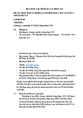 Báo cáo đề tài phân tích và định giá cổ phiếu | Môn kinh tế vĩ mô