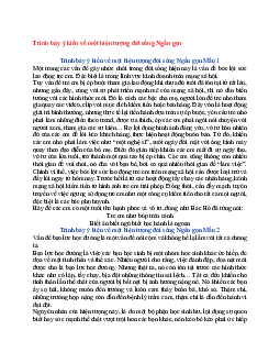 Văn mẫu lớp 6 Chân trời sáng tạo bài Trình bày ý kiến về một hiện tượng đời sống Ngắn gọn