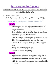 Đề cương môn Đại cương văn hóa - Trường Đại học lao động -  xã hội