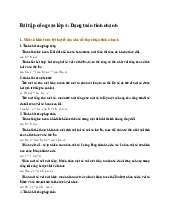 Bài tập nâng cao lớp 4: Dạng toán tính nhanh - Toán 4