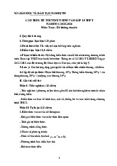 Đề minh họa tuyển sinh 10 không chuyên môn Toán 2025 – 2026 sở GD&ĐT Nam Định