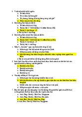 Câu hỏi trắc nghiệm môn Nguyên lý bảo hiểm | Đại học Kinh tế Thành phố Hồ Chí Minh