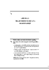 Chương 3 - Trách Nhiệm Xã Hội của Doanh Nghiệp | Đạo đức kinh doanh | Đại học Kinh tế - Đại học Đà Nẵng
