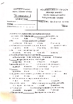 Đề thi chọn học sinh giỏi lớp 9 THCS quận Tân Bình năm học 2020-2021