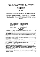 Phân Tích Thực Trạng Kinh Doanh Cho Thuê Lưu Trú Du Lịch Quốc Tế | Môn Quản trị dịch vụ du lịch và lữ hành - Đại học Tài nguyên và Môi trường Hà Nội