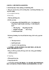 Chương 3 Môi trường Marketing môn Marketing căn bản | Trường đại học Mở Hà Nội