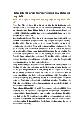 Phân tích tác phẩm Sống chết mặc bay chọn lọc hay nhất