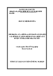 Luận án tiến sĩ nông nghiệp