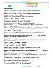 Bộ 10 đề Tiếng Anh ôn thi vào 10 TP HCM 2025-2026