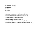 Ghi chú Chương 1 và 2 | Môn Quản trị chiến lược trong kinh doanh - Đại học Ngoại Thương