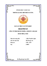 Báo cáo thực tập Công ty tnhh truyền thông, sự kiện và du lịch Huyền Thoại Việt môn Thực tập tốt nghiệp | Trường Đại học Kiến trúc Đà Nẵng