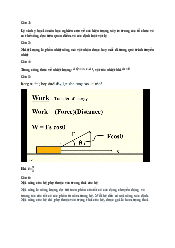Bài tập Lý sinh chương 2 - Lý sinh y học | Trường Đại học Phenika