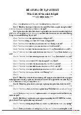 Đề cương môn Lịch sử Đảng cộng sản Việt Nam - Trường Đại học Khoa học xã hội và nhân văn , Đại học quốc gia Thành phố Hồ Chí Minh.