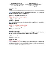 Đề giữa kỳ trắc nghiệm có đáp án môn Xác suất thống kê| Trường Đại học Ngoại Thương