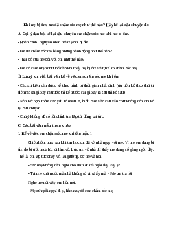 Kể về việc em chăm sóc mẹ khi ốm | Tập làm văn 4