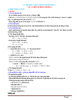 Lý thuyết và bài tập trắc nghiệm ôn chương 7 hóa học 12