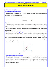 Các dạng bài tập phương trình đường thẳng Toán 12 Cánh Diều