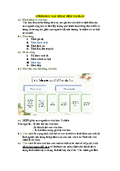 Tài liệu ôn tập các chương - Cơ Sở Văn Hóa Việt Nam | Đại Học Hà Nội