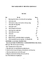 Trắc nghiệm Sinh lý Học 1 - Các nội dung và câu hỏi chi tiết | Đại Học Y Dược Huế