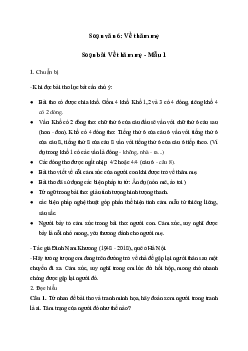 Soạn bài Về thăm mẹ - Cánh Diều 6