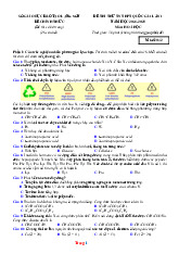 Đề Ôn Thi Tốt Nghiệp 2025 Môn Hóa Sở GD Lạng Sơn Lần 1 Giải Chi Tiết