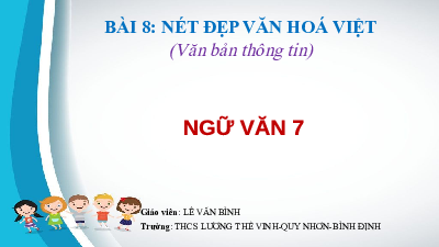 Bài giảng điện tử môn Ngữ văn 7 Bài 8.1: Trò chơi cướp cờ | Chân trời sáng tạo