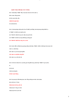 Trắc nghiệm Công tác quốc phòng an ninh full đáp án | Trường Đại học CNTT Thành Phố Hồ Chí Minh