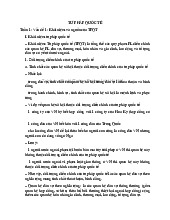 TƯ PHÁP QUỐC TẾ - Vở ghi về Các Khái Niệm và Nguyên Tắc Cơ Bản