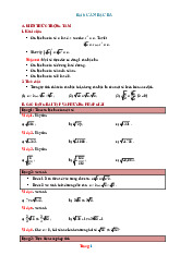 Phương Pháp Giải Toán 9 Căn Bậc Ba