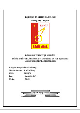 Báo cáo thực hành mạch dao động đa hài tạo xung vuông | Thực tập cơ bản | Trường Đại học Bách khoa Hà Nội