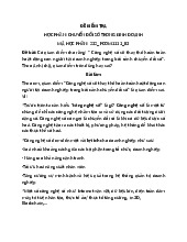 Đề kiểm tra chuyển đổi số trong kinh doanh | Đại học Thương Mại