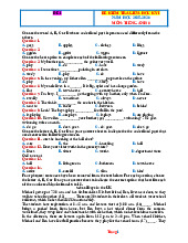 Bộ 10 Đề Ôn Tập Giữa Kỳ 1 Tiếng Anh 6 Năm Học 2025-2026 Có Đáp Án