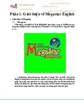 Phần 1: Giới thiệu về Megastar English môn English   | Trường đại học kinh doanh và công nghệ Hà Nội