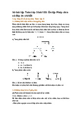 Vở bài tập Toán lớp 5 bài 155: Ôn tập Phép chia có đáp án chi tiết