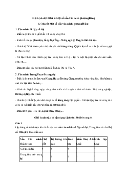 Giải Lịch sử 10 Bài 6: Một số nền văn minh phương Đông | Cánh diều