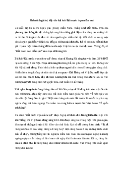 Phân tích giá trị đặc sắc của bài hát Đất nước trọn niềm vui | Văn mẫu 11 Chân trời sáng tạo