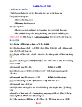 Bài Tập Hình 8 Bài Hình Thang Cân Có Lời Giải