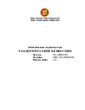 Tài liệu mô tả thiết kế phần mềm Website Kinh doanh mỹ phẩm trực tuyến /Trường Học Viện Kỹ thuật Quân Sự