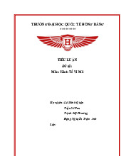 Bài tiểu luận học phần Kinh tế vĩ mô | Đại Học Quốc Tế Hồng Bàng